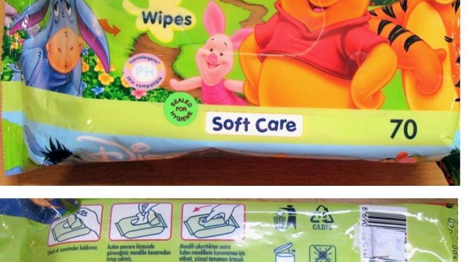 Vlhčené ubrousky Wipes DISNEY baby Soft Care, EAN: 8690966014061
