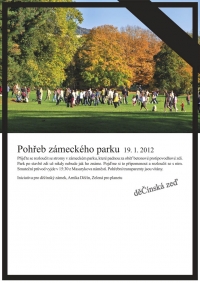 Poslední rozloučení se zámeckým parkem