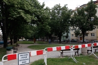 Thákurova - uzavřený park 