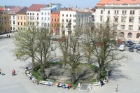 Morový sloup v centru Jihlavy (zdroj: www.jihlava.cz)