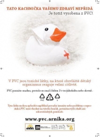 Plakátová kampaň upozorňující na škodlivost PVC 