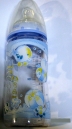 Dětská láhev NUK 300 ml se silikonovou savičkou 