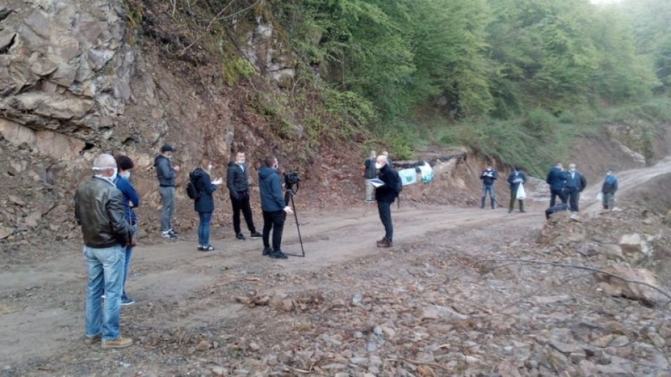 The locals blocked the illegal construction of small hydropower plants on the Bjelava river