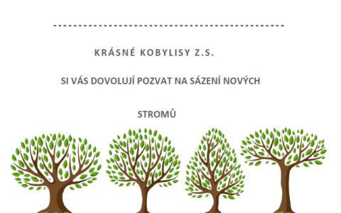 Pozvánka na další výsadbu stromů na Kobylisích 22. listopadu 2023
