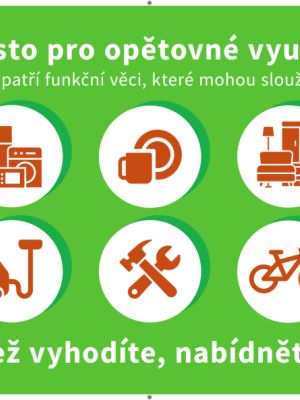 Cedule - Místo pro opětovné využití