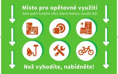 Cedule - Místo pro opětovné využití