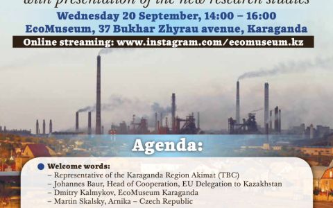 What is air pollution in Kazakhstan and its contribution to the climate change?
