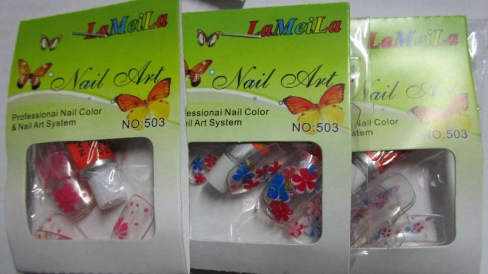 Sada umělých nehtů LaMeiLa, Nail Art, NO: 503, Professional Nail Color &amp; Nail Art System