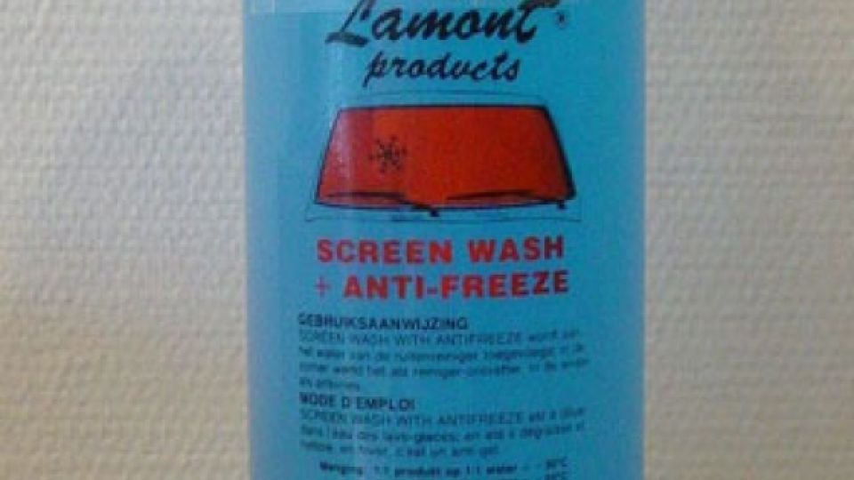 Nemrznoucí kapalina do ostřikovačů,Lamont products