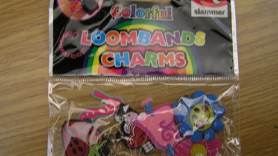 Colorful LOOMBANDS CHARMS (barevné přívěsky k zaplétacím gumičkám)