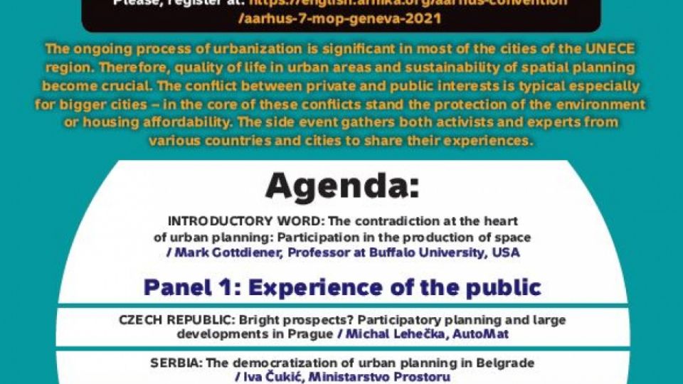 Environmental democracy &amp; sustainable spatial planning