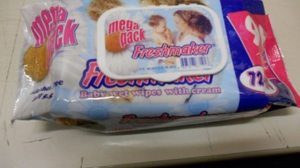 Dětské vlhčené ubrousky Freshmaker® mega pack Baby wet pipes with cream