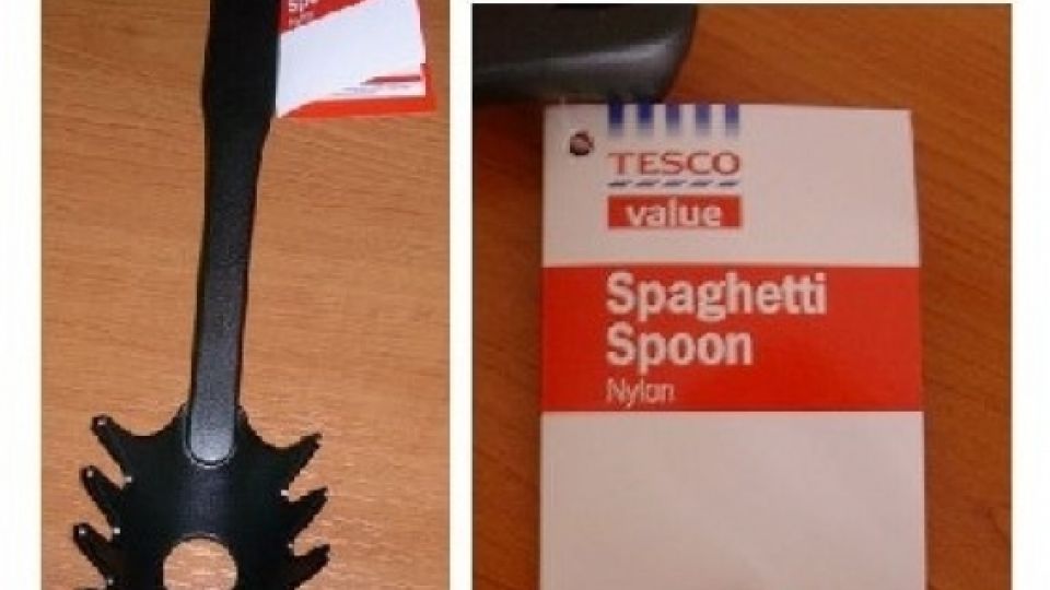 Nylonová naběračka na špagety TESCO - šarže 060703