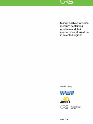 Market analysis of some mercury-containing products and their mercury-free alternatives in selected regions