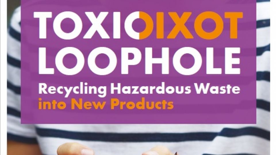 Toxic Loophole: Recycling Hazardous Waste into New Products