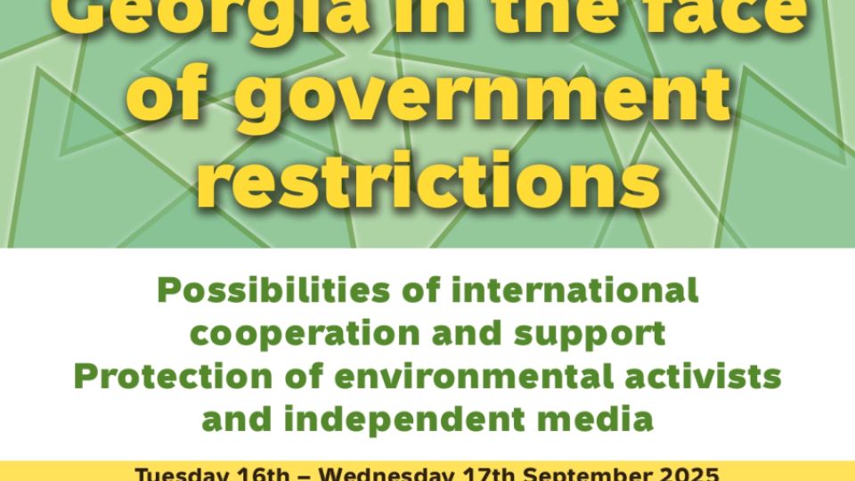 Environmental protection in Georgia in the face of government restrictions
