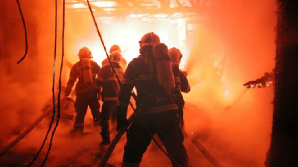 Požár ve spalovně ve Zlíně - Malenovicích