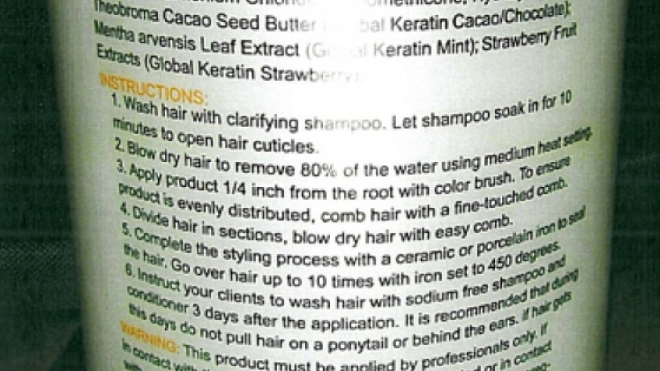 Funkční keratinový systém pro ošetření vlasů - barva „čokoládová“