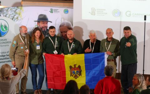 Moldavští dobrovolní strážci přírody představili na evropském kongresu své úspěchy v ochraně přírody