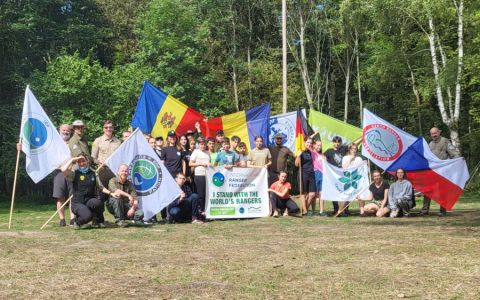 Our Moldovan colleagues took part in a summer camp for young rangers from four countries