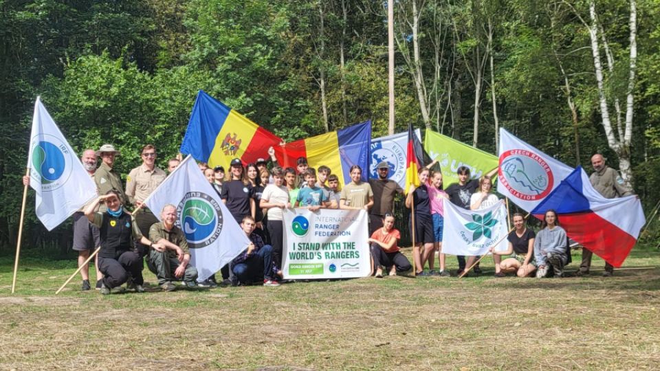 Our Moldovan colleagues took part in a summer camp for young rangers from four countries