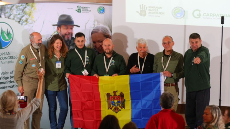 Moldovan Volunteer Rangers Join European Congress to Share Progress in Nature Conservation