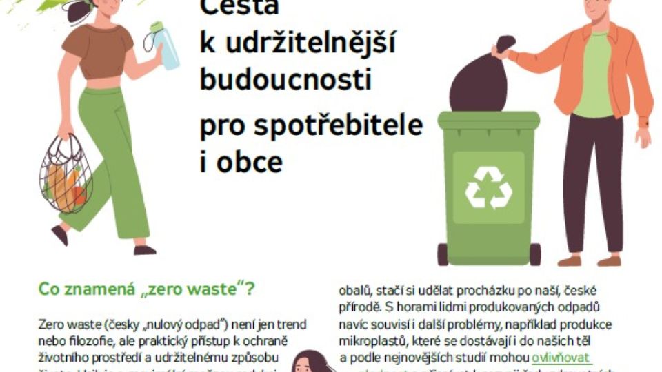 Factsheet Zero waste: Cesta k udržitelnější budoucnosti pro spotřebitele i obce