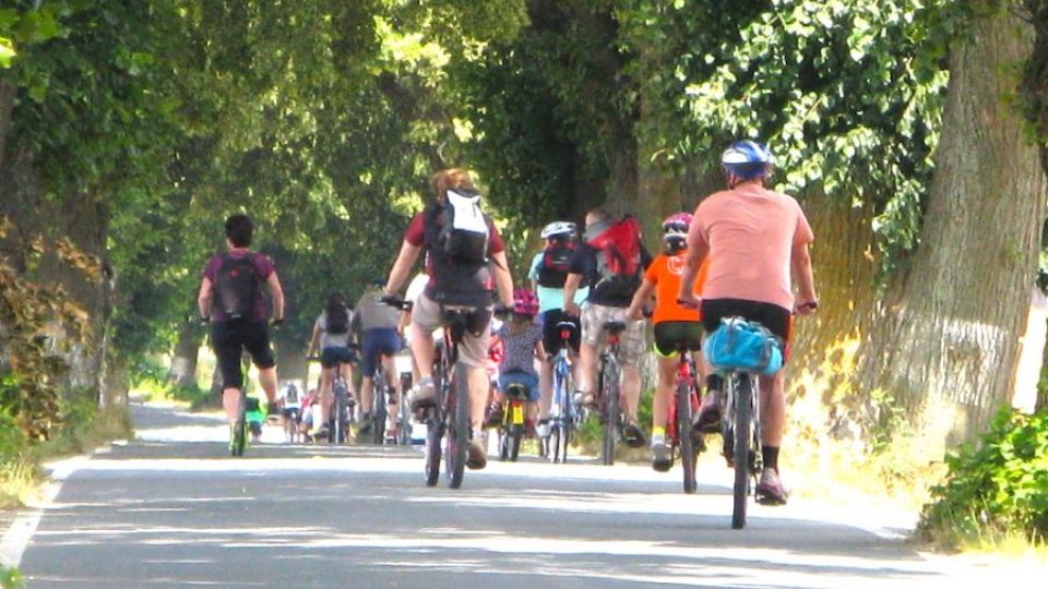 Cyklisté vyrazili na spanilou jízdu Tour de aleje a pomohli chránit stromy