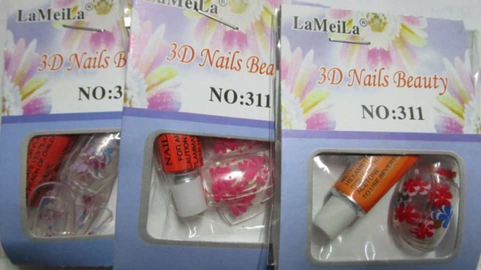 Sada umělých nehtů LaMeiLa, 3D Nails Beauty, NO: 311