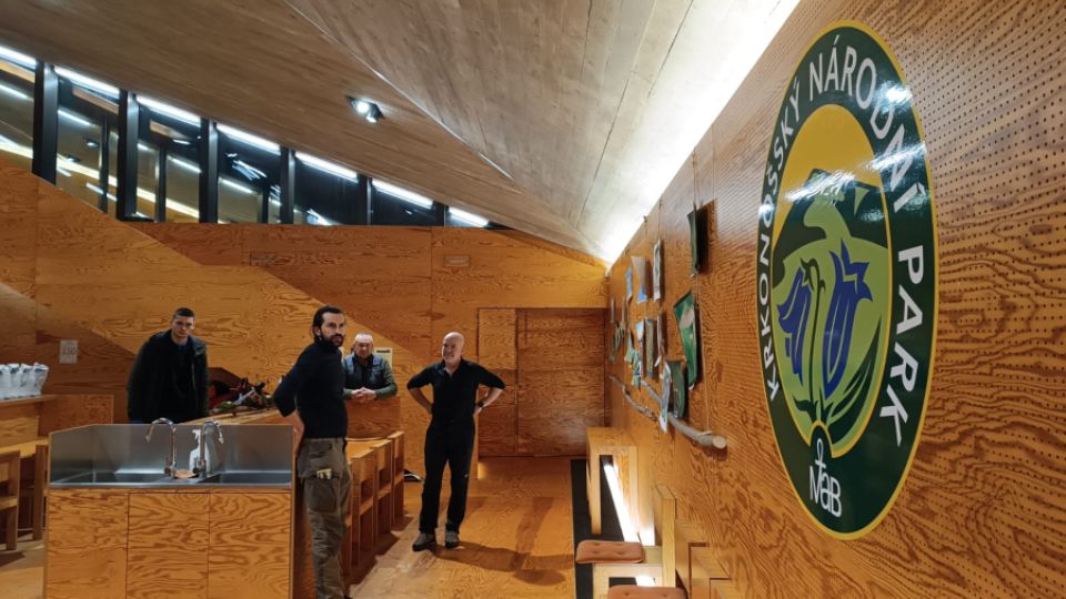 Pictures of Moldovan Rangers in the Krkonoše National Park