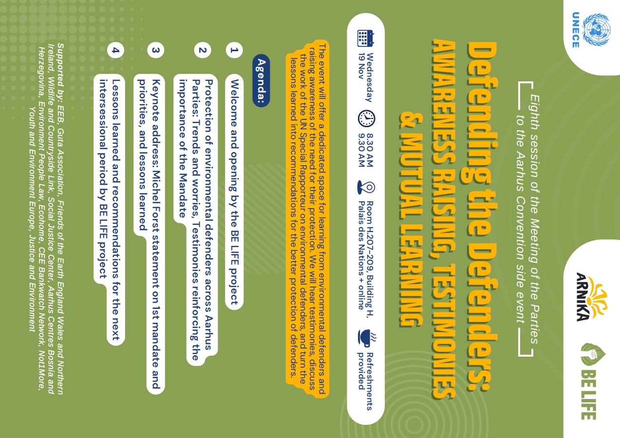 Environmental democracy & sustainable spatial planning