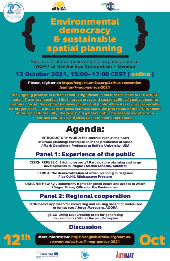 Environmental democracy & sustainable spatial planning
