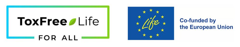 Logo ToxFreeLife plus Cofunded EU