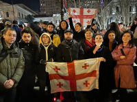 Грузины вышли на улицы на демонстрацию против нежелательного закона и победили