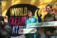 Kazakhstanis join World Cleanup Day to make their country a better place to live in