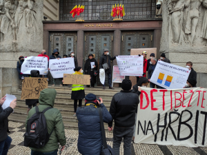 Chceme kvalitní čtvrť u nákladového nádraží na Žižkově: demonstrace