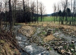 Ukázky říčního toku, který revitalizace navrátí do přírodního stavu