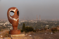 Rustavi children play in contaminated playgrounds as the government ignores the toxic industrial legacy