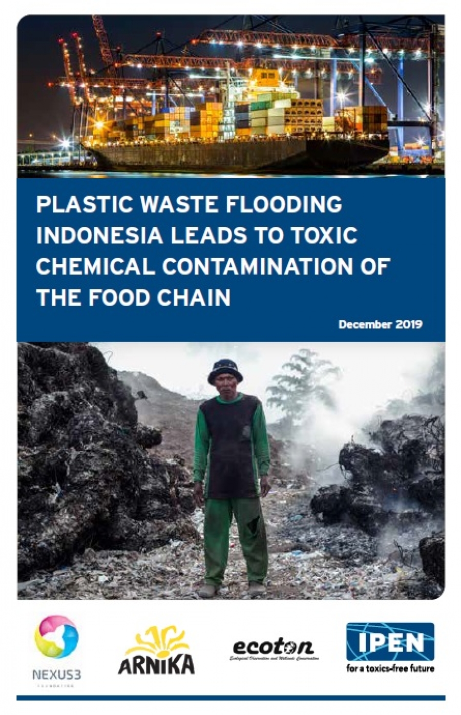 Plastic waste flooding Indonesia leads to toxic chemical contamination