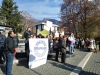 Kruščica residents against ‘illegal HPPs’ gathered for a quiet protest in Travnik