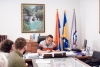 The first signatory of Dams-Free Municipalities Initiative, mayor of Sokolac Milovan Bjelica (SDS)